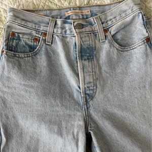 Levi’s Ribcage Ankle Blue Denim Jeans